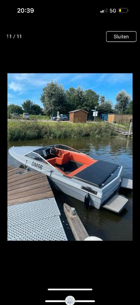 Bayliner Speedboot - Vaarbewijs vrij! Echte blikvanger!, Ophalen, Gebruikt, 120 tot 200 pk, 3 tot 6 meter