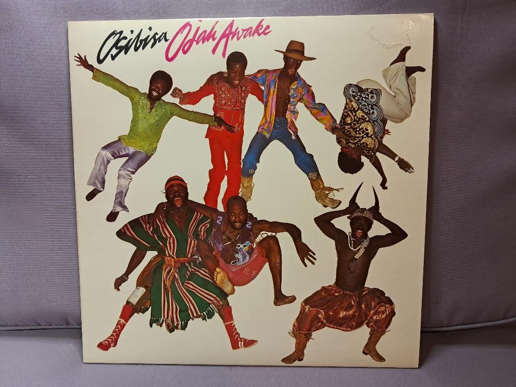 lp. funk disco. osibisa. ajah awake. ex+/M-, Ophalen of Verzenden, 1960 tot 1980, Zo goed als nieuw, 12 inch