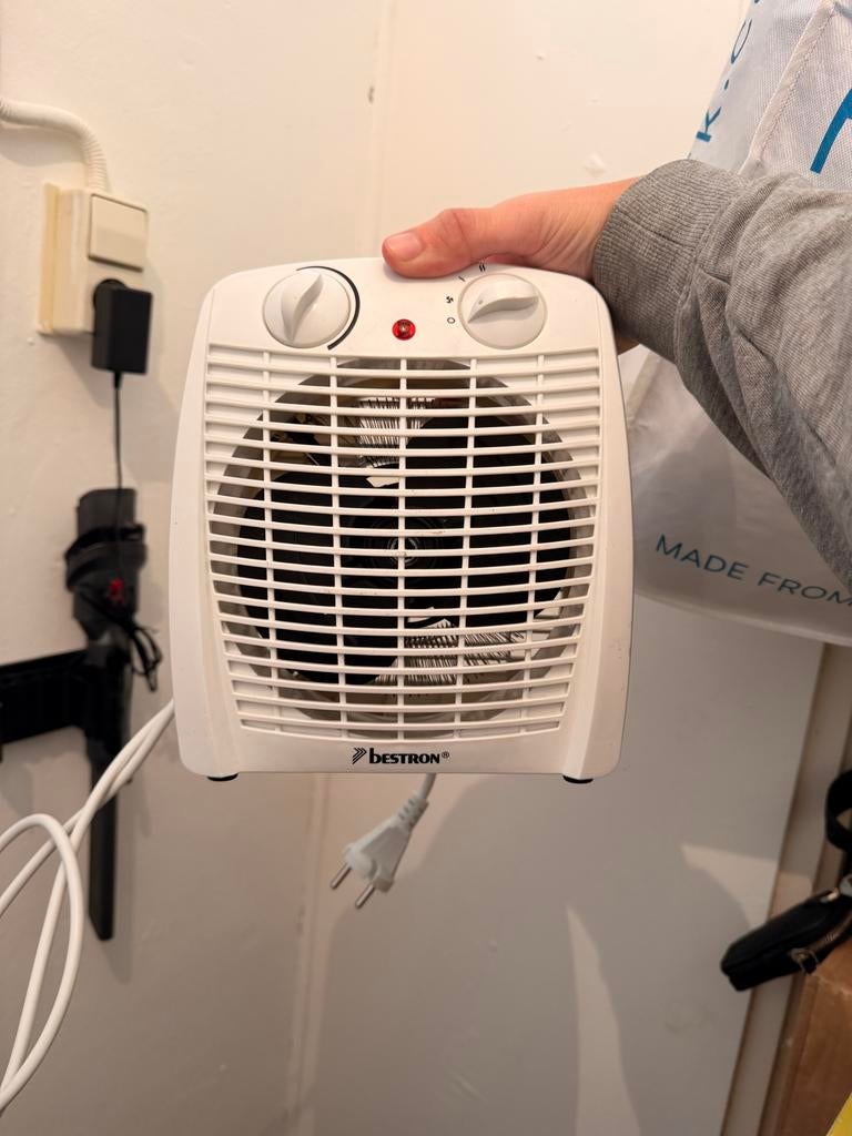 Bestron Ventilatorkachel 2000W - Zo goed als nieuw, Ophalen, Minder dan 30 cm, Kachel, Minder dan 60 cm