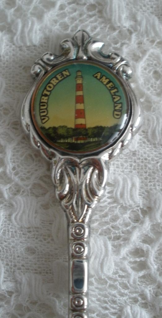 Oud verzilverd lepeltje Ameland, Ophalen of Verzenden