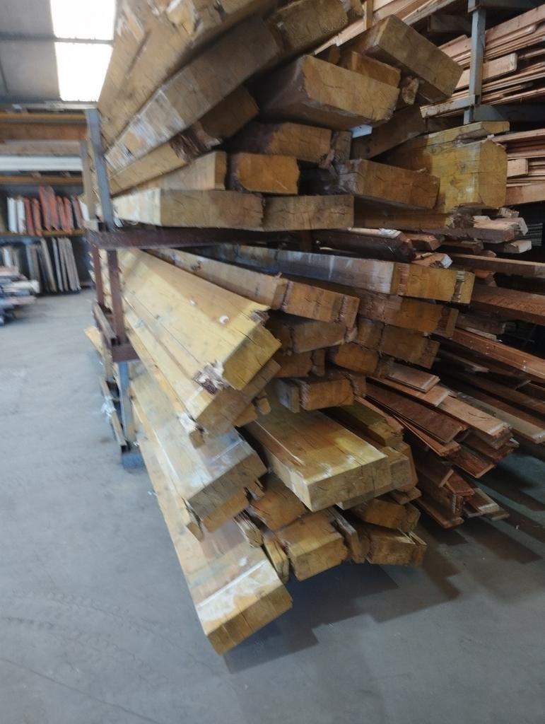 Vuren houten balken, Tuin en Terras, Ophalen, 250 cm of meer, Balken