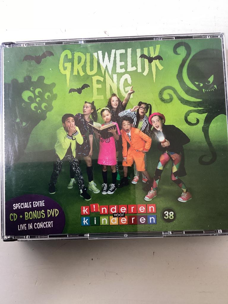 CD/DVD Kinderen voor Kinderen Gruwelijk Eng deel 38, Verzenden, Zo goed als nieuw, Muziek, Boxset