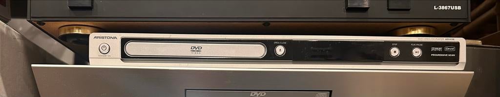 Aristona DVD Speler CD speler + 20 dvd en 10 cd, Gebruikt, ., Ophalen of Verzenden, .