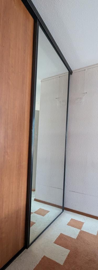 Spiegel schuifdeur 238 x 96, Ophalen, Schuifdeur, Binnendeur, 200 tot 215 cm