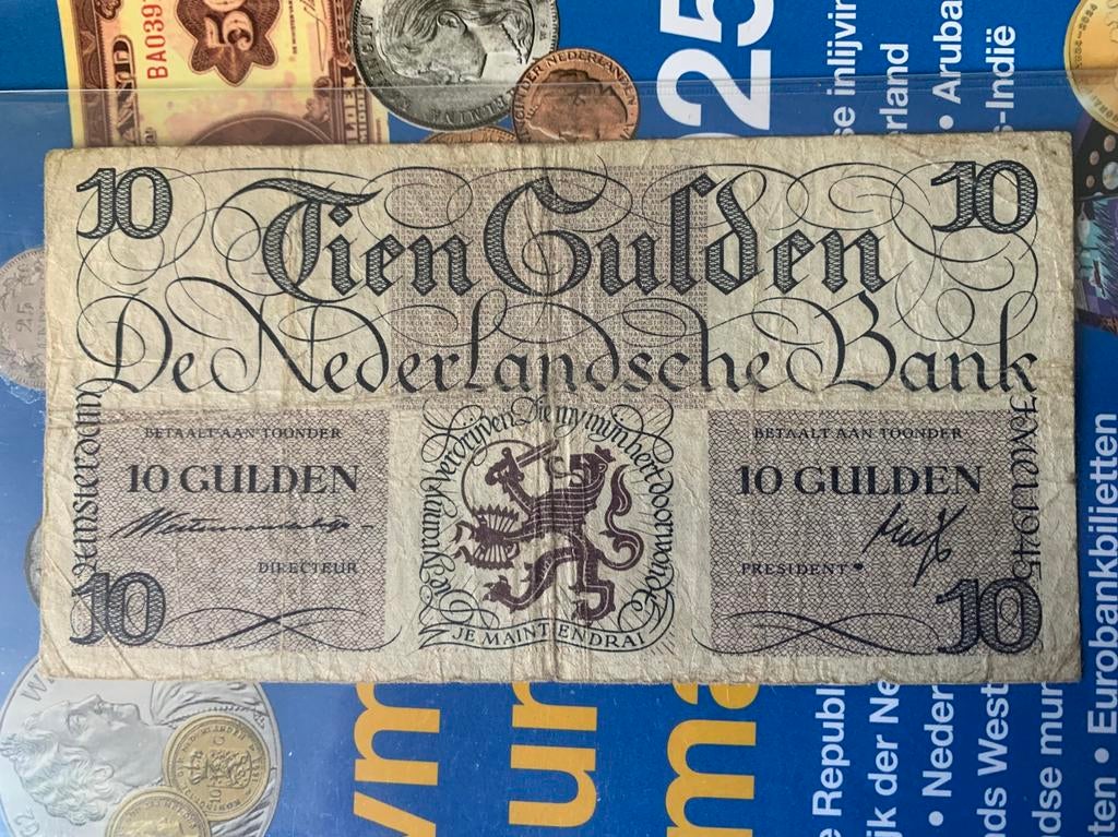 Biljet Lieftinck 10 tje erg gewild, Postzegels en Munten, Munten en Bankbiljetten | Verzamelingen, Ophalen of Verzenden, Buitenland