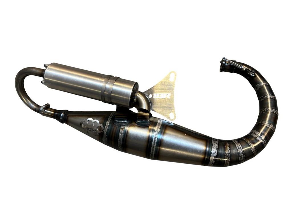 DBR uitlaat intermedio Minarelli verticaal 70cc OP=OP, Verkoop@ddltuning.nl, Uitlaat, Ophalen of Verzenden, 3286AX