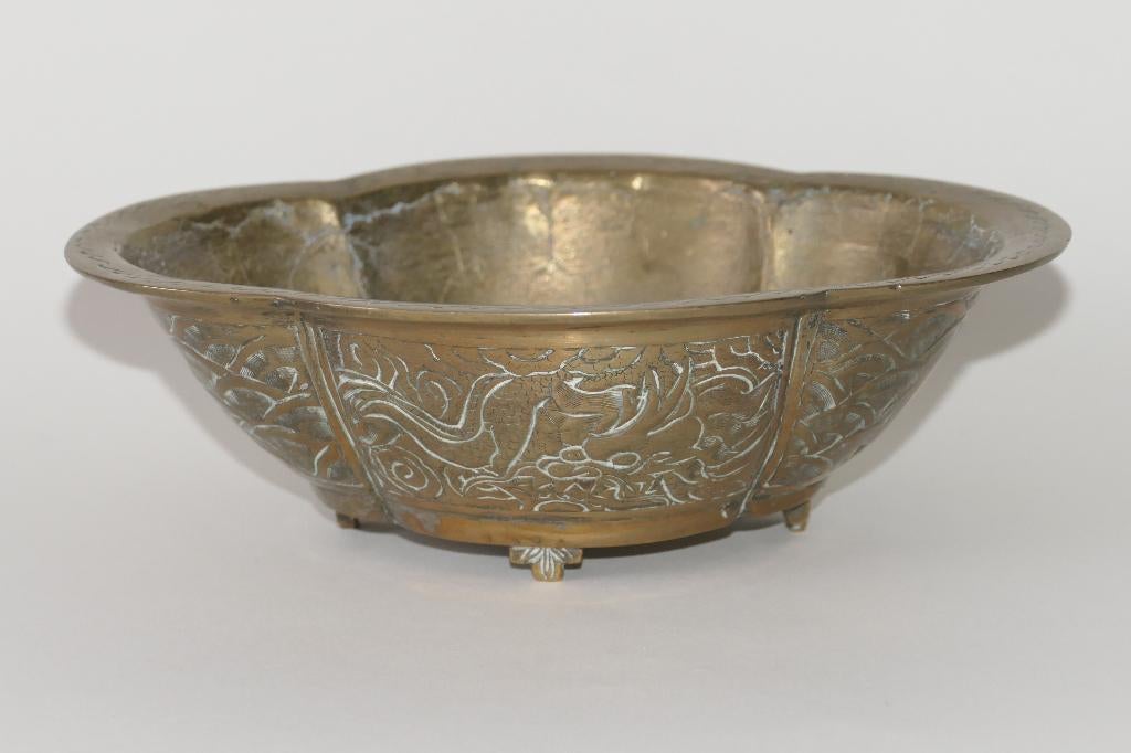Chinees bronzen schaal, Antiek en Kunst, Ophalen of Verzenden, Brons
