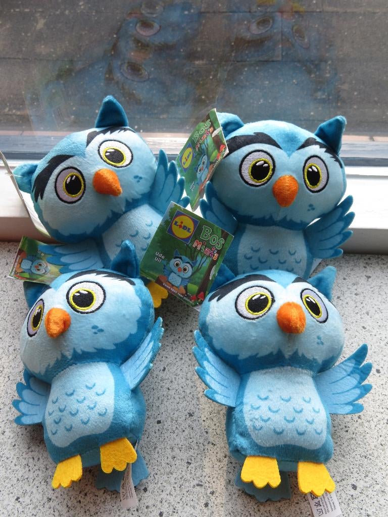Udo Uil uiltje van Lidl serie Bosmini's uit 2025, Kinderen en Baby's, Speelgoed | Knuffels en Pluche, Nieuw, Overige typen, Lidl