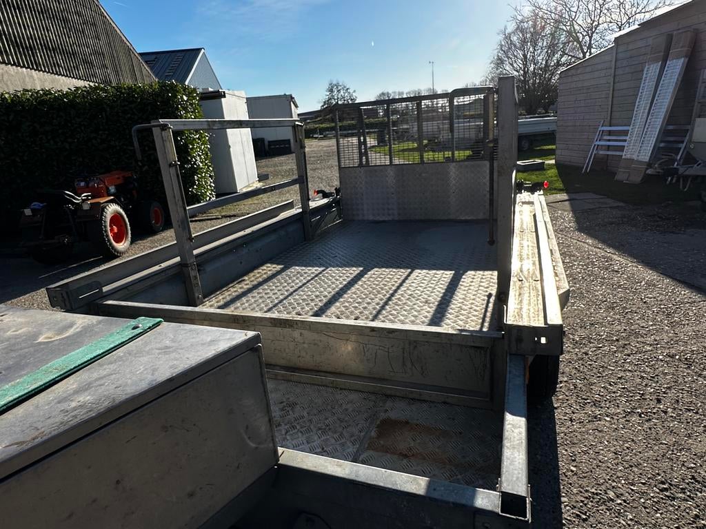 Ifor-Williams GX126 machinetransporter tridemas