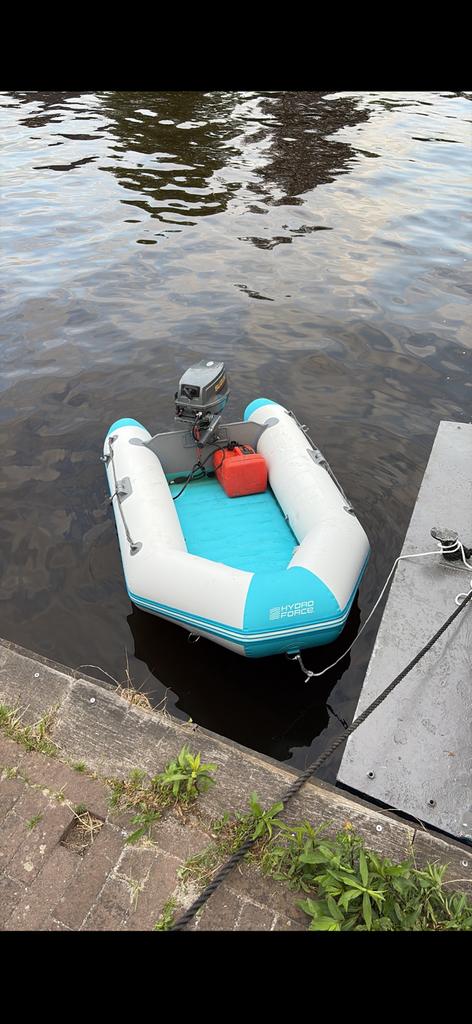 Rubberen bootje, Watersport en Boten, Bootonderdelen, Ophalen, Zo goed als nieuw, Motor en Techniek, Motorboot