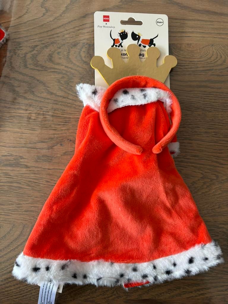 Takkie en Siepie verkleedsetje Koningsdag Hema, Kinderen en Baby's, Speelgoed | Knuffels en Pluche, Oranje, Hema, Nieuw, Hond