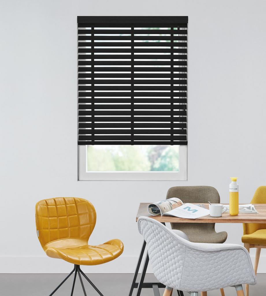 Veneta lamellen 3x matt black kleur, Ophalen, Gebruikt, Zwart, 200 cm of meer