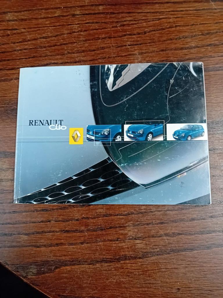 instructieboekje Renault Clio, Ophalen of Verzenden