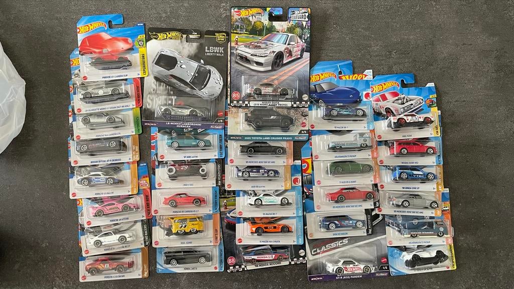 Hot Wheels Collectie: Mainline, Treasure Hunt & Premium, Ophalen of Verzenden, Nieuw, Auto
