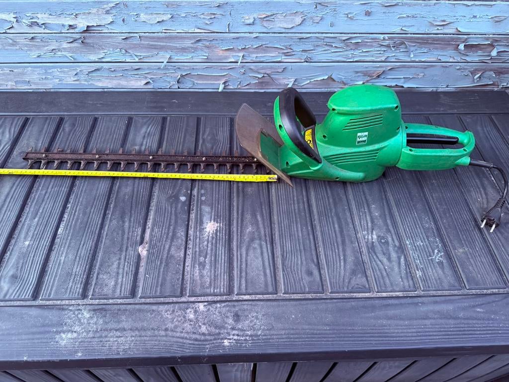 Heggeschaar 55cm 600w snoeischaar elektrisch, Ophalen, Zo goed als nieuw, Elektrisch
