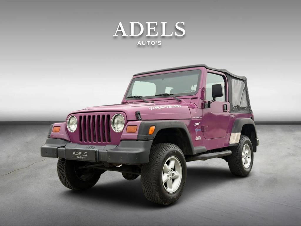 Jeep Wrangler 2.5i Softtop Cabrio Twister Uitvoering 90s Cla, Jeep, Stof, Overige kleuren, Cabriolet