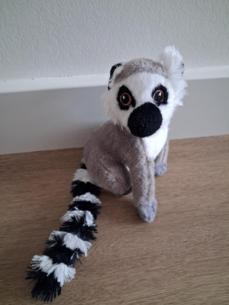 Knuffel aap ringstaartmaki aapje Apenheul L997, Ophalen of Verzenden, Zo goed als nieuw, Overige typen