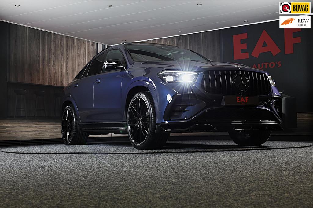 Mercedes-Benz GLE-klasse Coupé 400 e 4MATIC AMG 63 Look / M, Automaat, Gebruikt, 4 cilinders, Blauw
