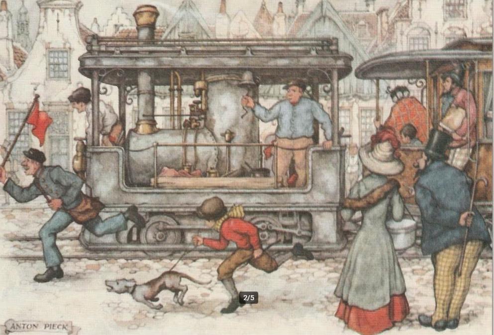 Vervoer-Beroepen-Foto-905   Tram, Verzenden, 1980 tot heden, Foto, Nieuw