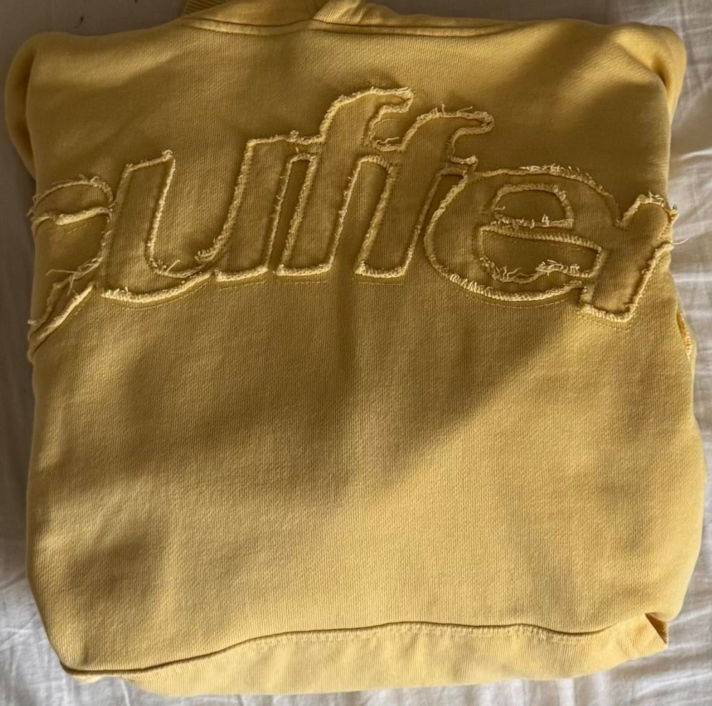 SCUFFERS hoodie nieuw  - geel, Kleding | Dames, Truien en Vesten, Verzenden, Nieuw, Maat 38/40 (M), Geel