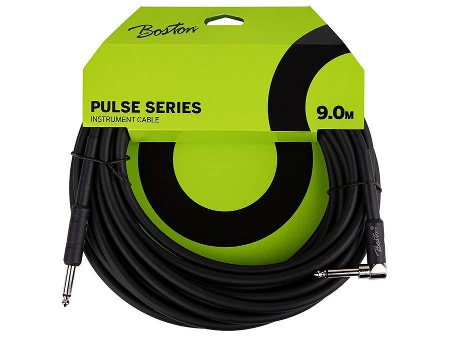 Boston GCP-90A instrumentkabel jack–haakse jack 9 meter, Muziek en Instrumenten, Kabels en Stekkers, ., Nieuw, Ophalen of Verzenden