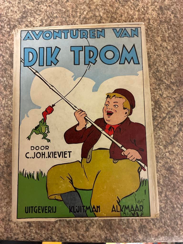 Avonturen van Dik Trom - C.Joh. Kieviet (Oud Kinderboek), Ophalen, Gelezen, Fictie algemeen
