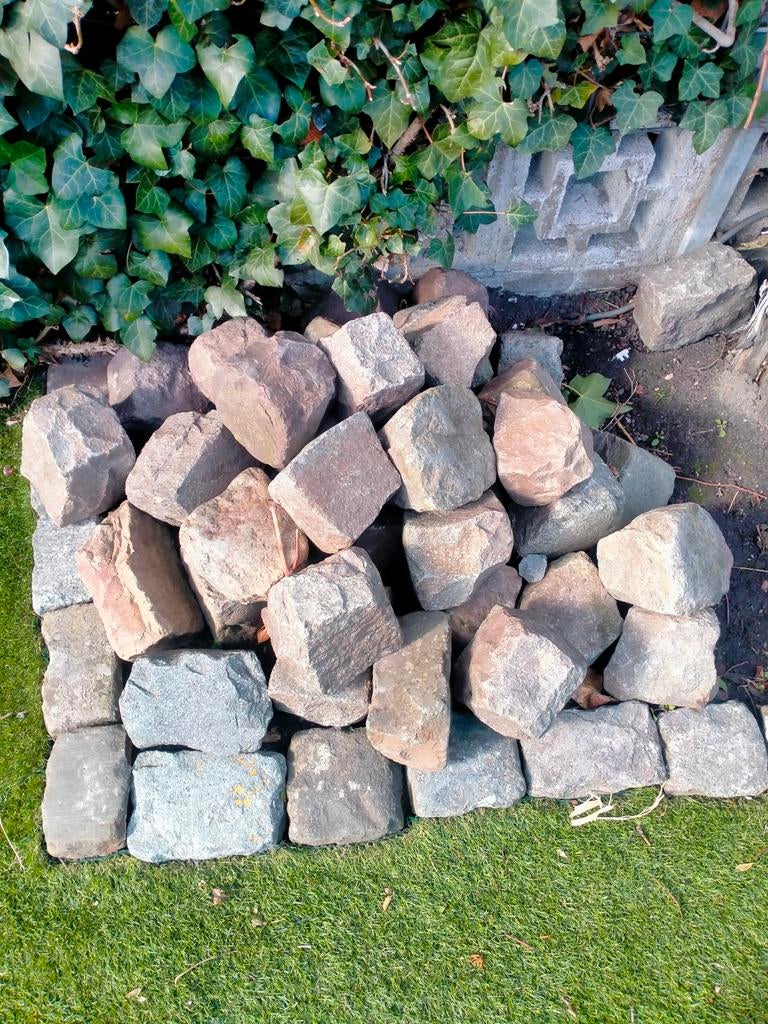 Gratis ongeveer 40 Belgische keien, Ophalen