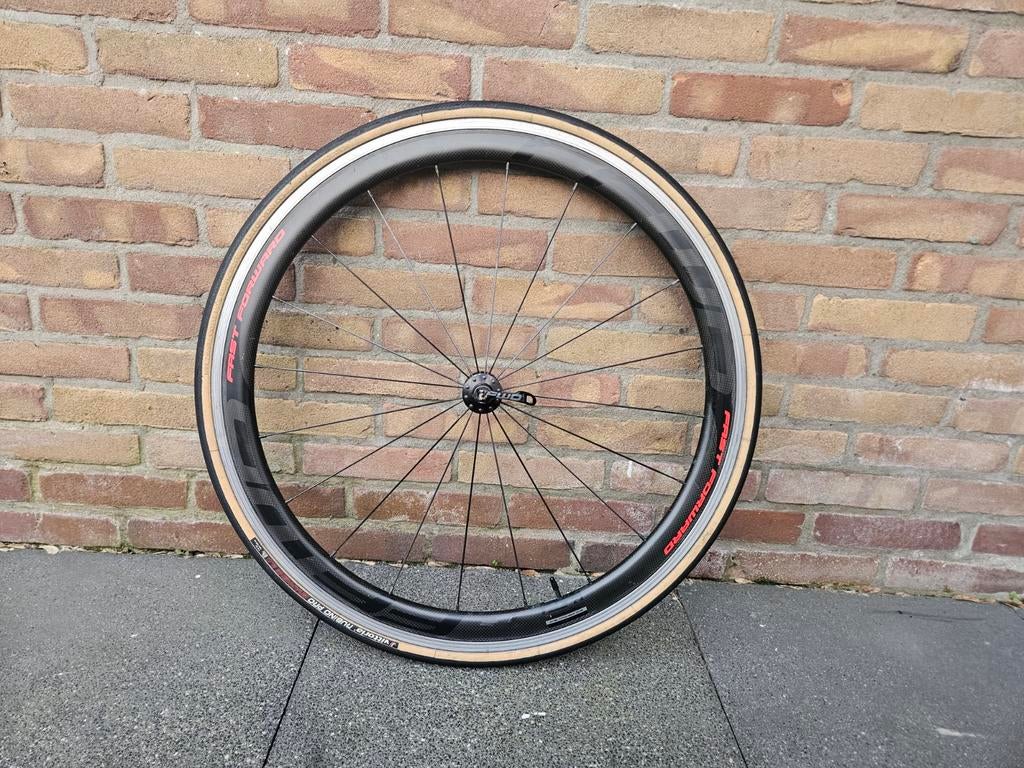 FFWD F4R voorwiel. Lichte beschadiging, Fietsen en Brommers, Fietsonderdelen, Wiel, Gebruikt, Ophalen of Verzenden, Racefiets