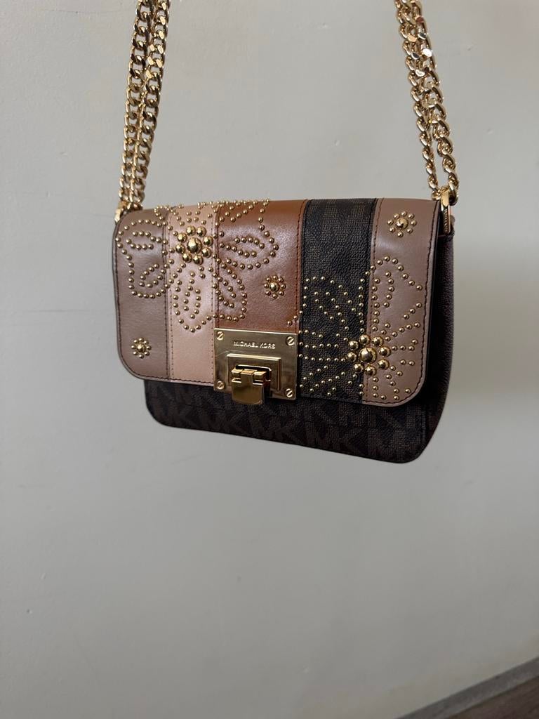 Michael Kors Schoudertasje - Nieuw, Ophalen of Verzenden, Nieuw, Bruin, Schoudertasje