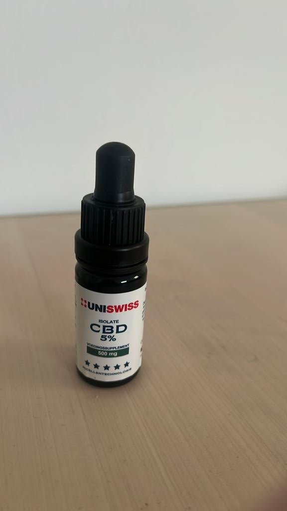 CBD Isolate 5% uniswiss, Ophalen of Verzenden, Zo goed als nieuw, Overige typen