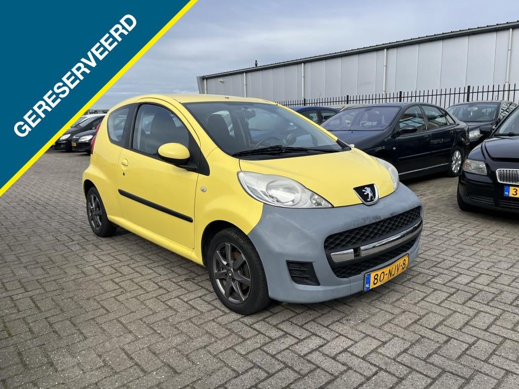Peugeot 107 1.0-12V XS| 3DRS| AIRCO| EXPORT! (bj 2010), Auto's, Peugeot, Elektrische ramen, Stof, Gebruikt, Zwart