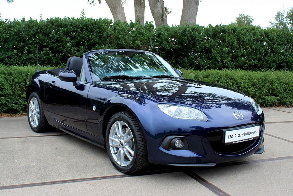 Mazda MX-5 NC 1.8l Stormy Blue Mica, 1005 kg, Achterwielaandrijving, Gebruikt, Zwart