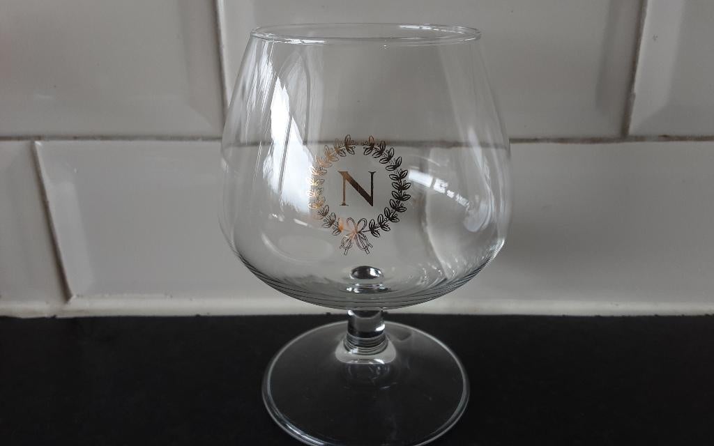 NAPOLEON cognac glas (zonder gouden strip), Verzamelen, Glas en Borrelglaasjes, Ophalen of Verzenden, Zo goed als nieuw, Borrel- of Shotglas