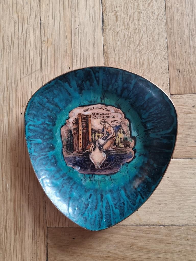 Emaille schaaltje Wolterman's Maastricht 1972, Ophalen of Verzenden