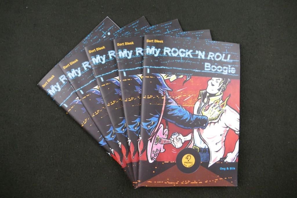 5x My Rock 'N Roll Boogie - Bert Bleek, Eén stripboek, Ophalen of Verzenden, Zo goed als nieuw