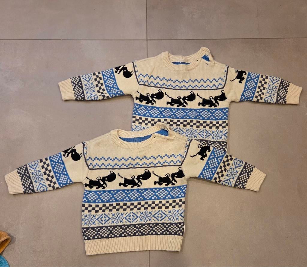 2x Takkie trui, maat 86, Ophalen of Verzenden, Zo goed als nieuw, Jongetje of Meisje, Truitje of Vestje