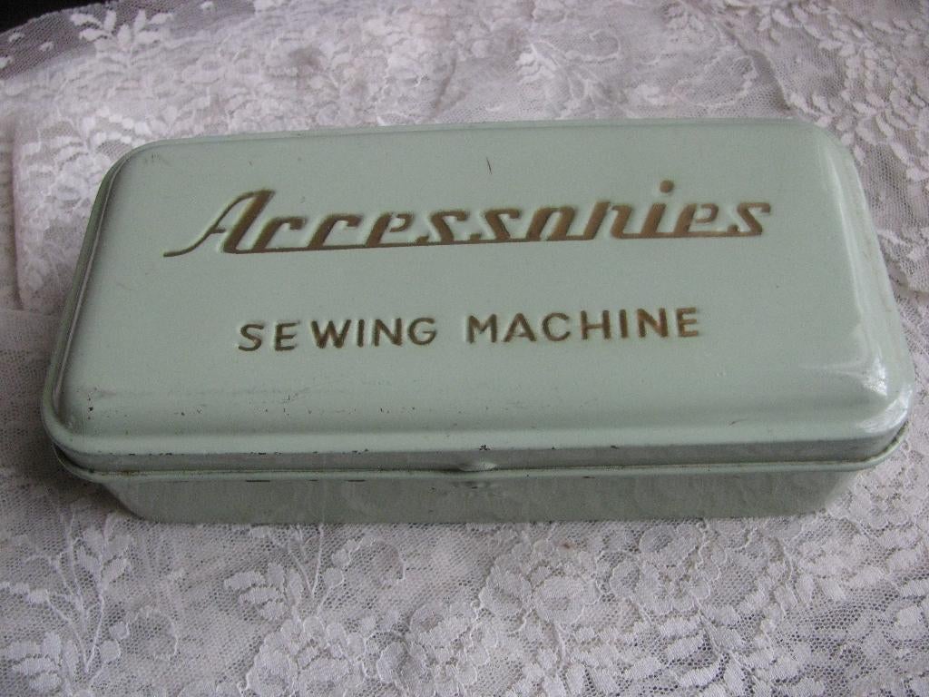 Oud Jaren '50 Naaimachine Blik - Accessories  Sewing Machine, Verzenden