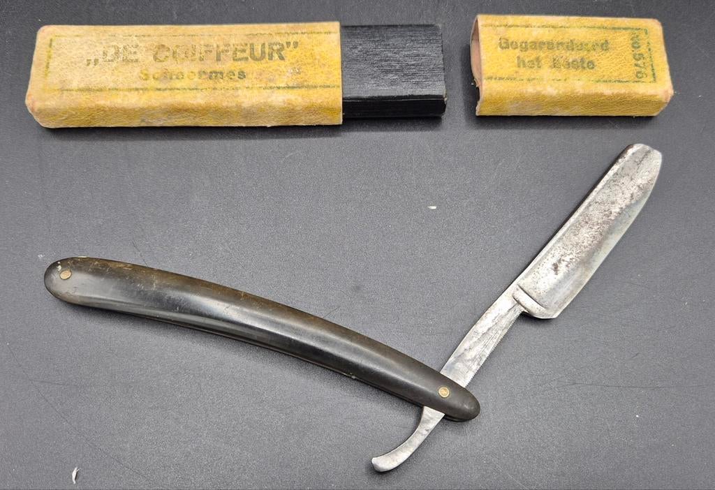 Antiek Open Scheermes "De Coiffeur" No. 576 – Originele Doos, Ophalen of Verzenden