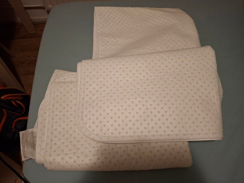 Antislip Matrasbeschermer met Noppen - 2 stuks, Gebruikt, Overige maten, Wit, Overige typen
