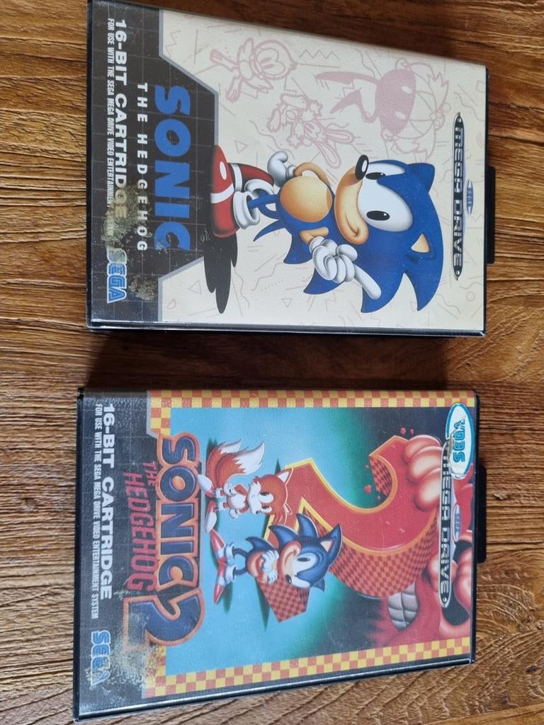 Sega sonic spelen, Avontuur en Actie, 1 speler, Ophalen of Verzenden, Zo goed als nieuw