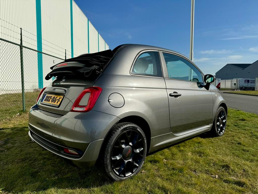 Fiat 500C Sport, Xenon,Leer,Navi,Cruise,16”,2019,48dkm!, Voorwielaandrijving, Cabriolet, Leder en Stof, Bedrijf