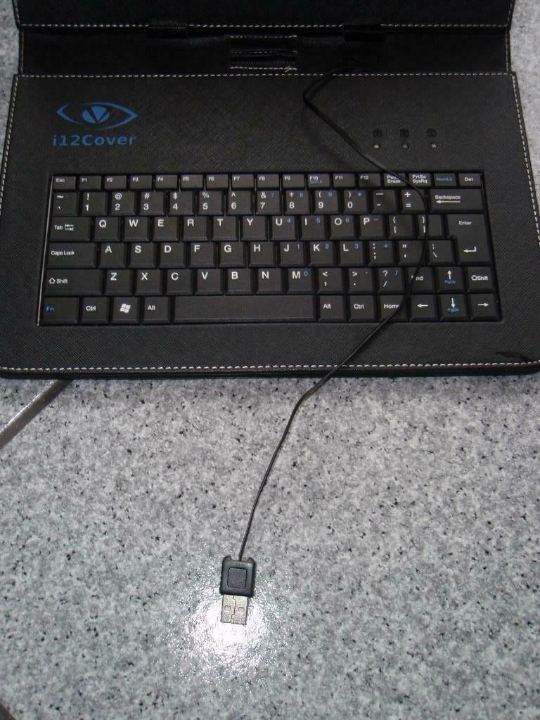 tablethoezen met toetsenbord, 10 inch, I12Cover, Bescherming voor- en achterkant, Ophalen of Verzenden