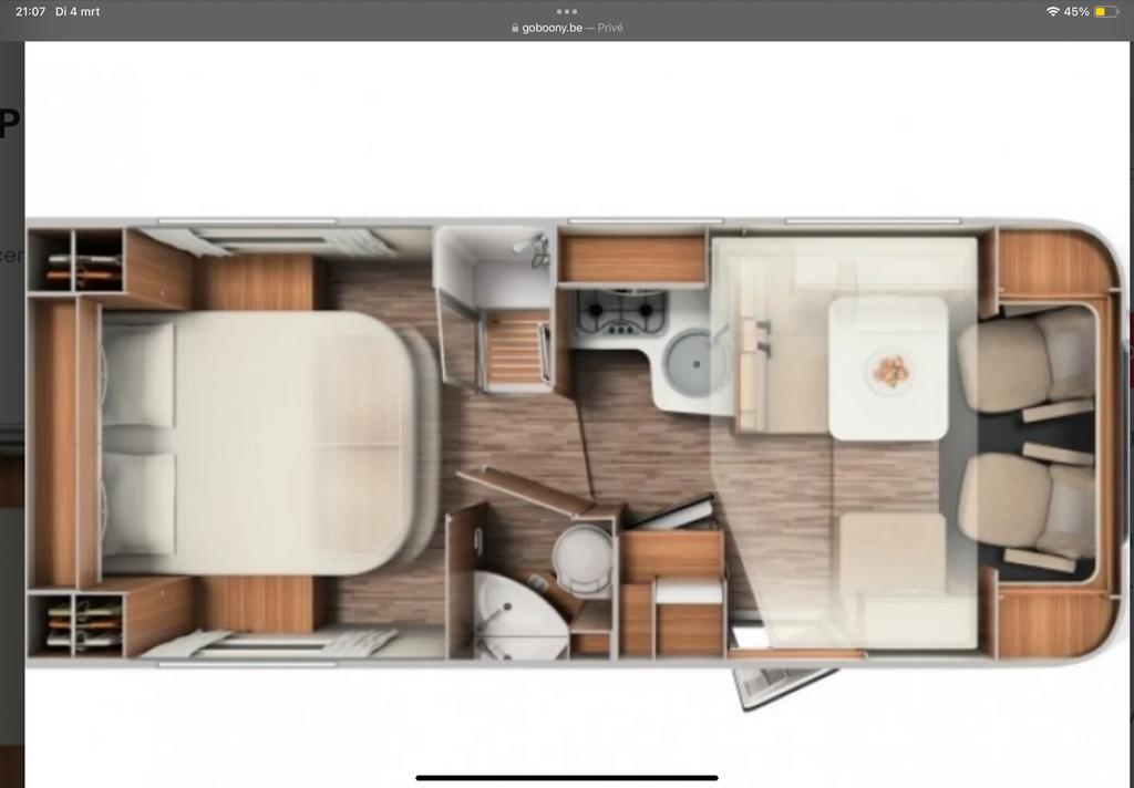 Carado T449 Camper met Queensbed en hefbed, Startonderbreker, Ringverwarming, Fiat, 7 tot 8 meter