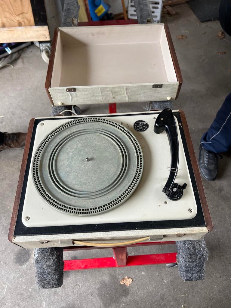 Triotrack Platenspeler - Vintage Draaitafel, Gebruikt, Automatisch, Platenspeler, Ophalen