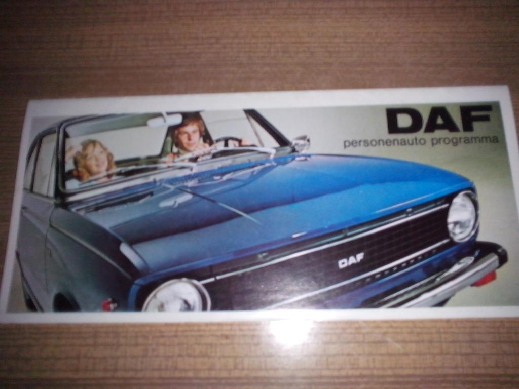 DAF 33 44 66 Bestel Marathon 66 Coupé brochure folder 1972, Ophalen of Verzenden, Zo goed als nieuw, Overige merken