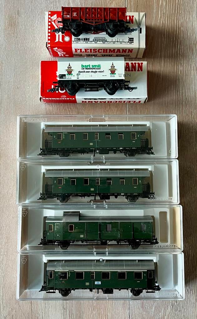 Fleischmann, diverse wagons in ovp, keurige staat!, Hobby en Vrije tijd, Modeltreinen | H0, Gelijkstroom, Fleischmann, Wagon, Ophalen of Verzenden