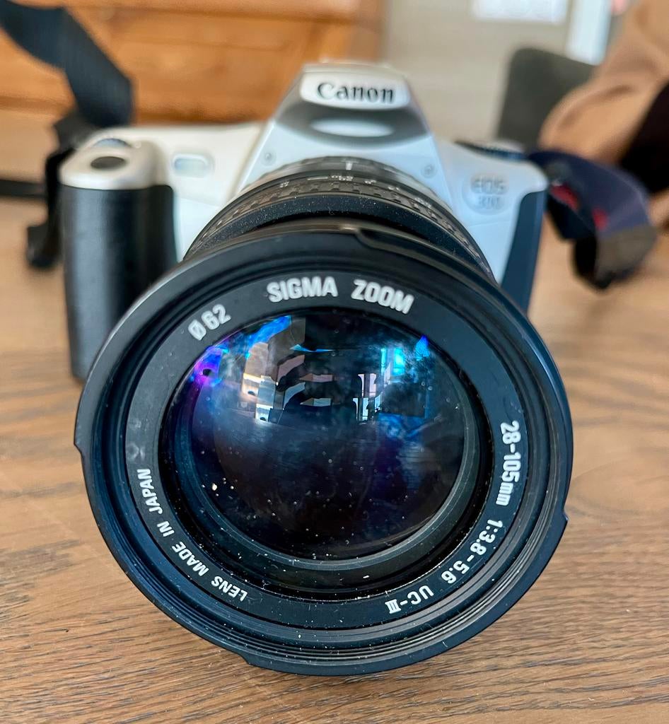 Canon EOS 300, Audio, Tv en Foto, Fotocamera's Analoog, Ophalen, Gebruikt, Spiegelreflex, Canon