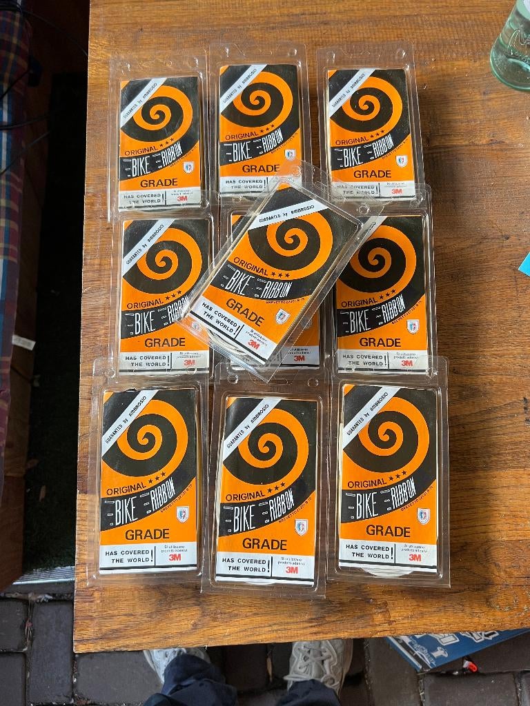 Partij retro stuurlint Bike Ribbor voor race fiets 10 stuks, Ophalen of Verzenden, Nieuw, Stuur