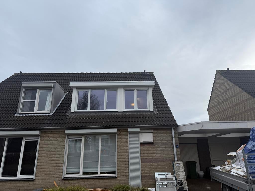 Dakkapel, Ophalen, Kunststof, Dakkapel, 225 cm of meer