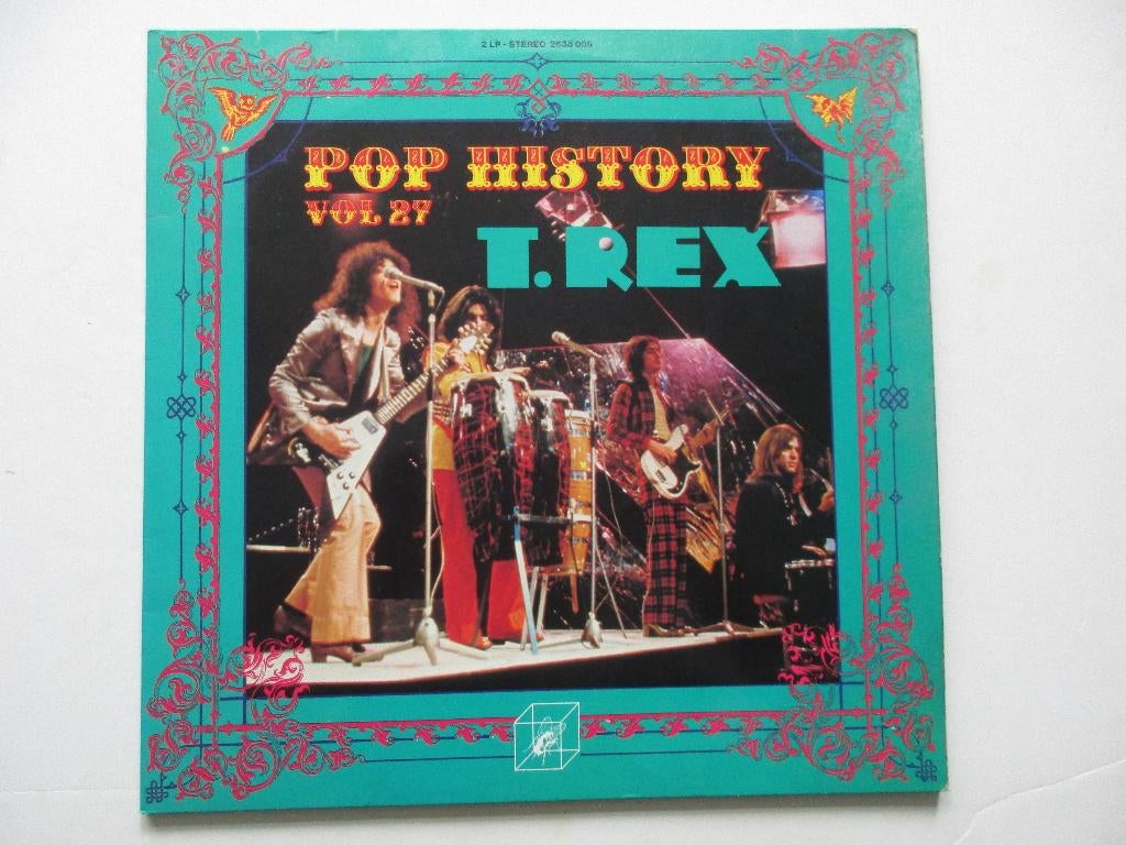2 LP T. Rex - Pop History Vol 27 EX IZGS MATRIX, Ophalen of Verzenden, Zo goed als nieuw, 12 inch